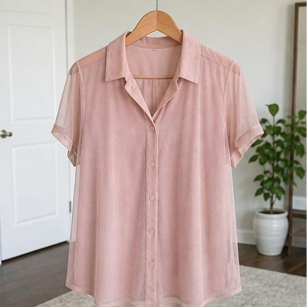Blush Smocked Top